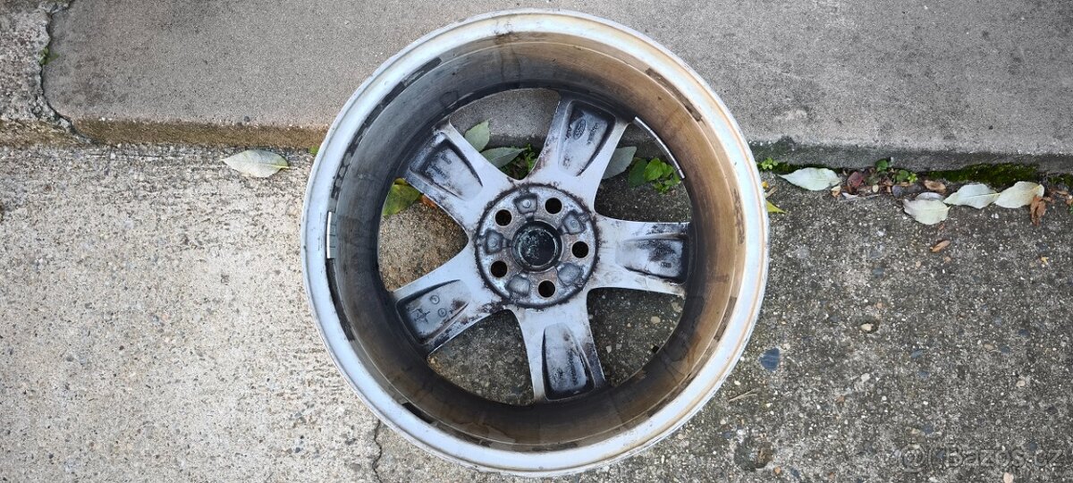 Sada orig.alu kol Ford S-Max 7Jx17H2ET55 5x108,nové ventilky - 6