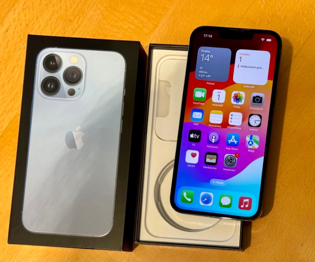 iPhone 13 Pro Sierra Blue BATERIE 100% TOP - 6