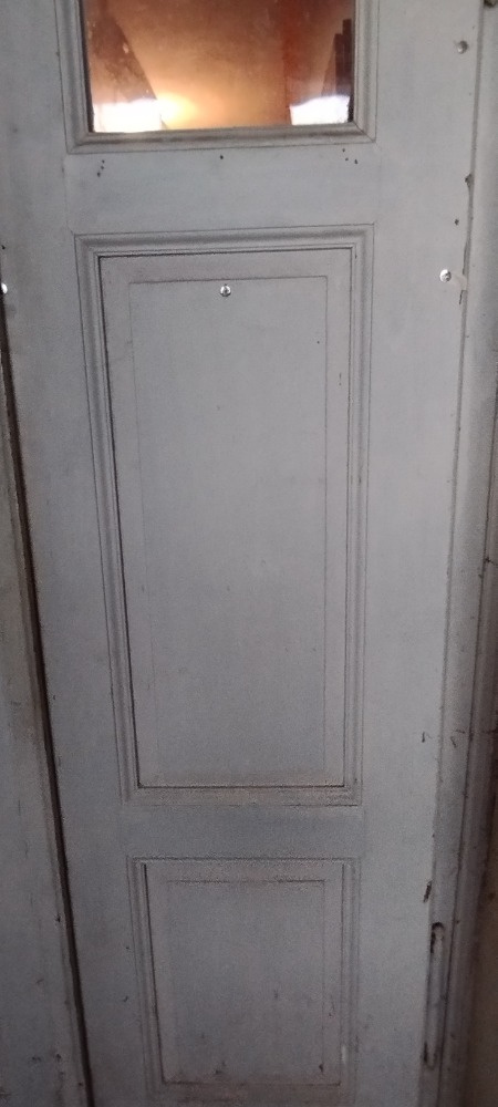 Historické dvoukřídlé dveře s prosklením - 6