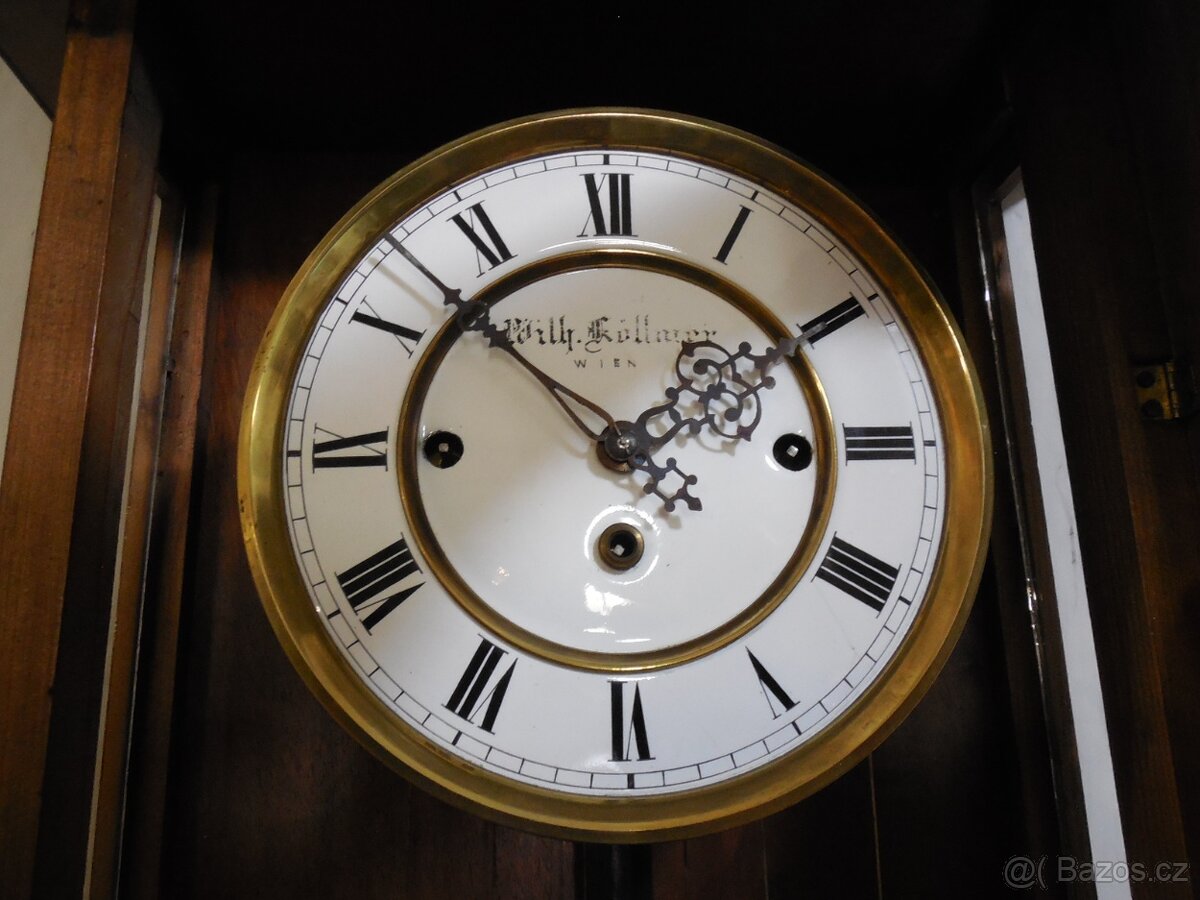 Hodiny čtvrťové pendlovky Wien - 6