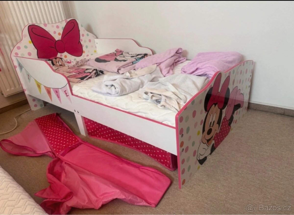 Dětská postel Minnie Mouse 140 x 70 cm - 6