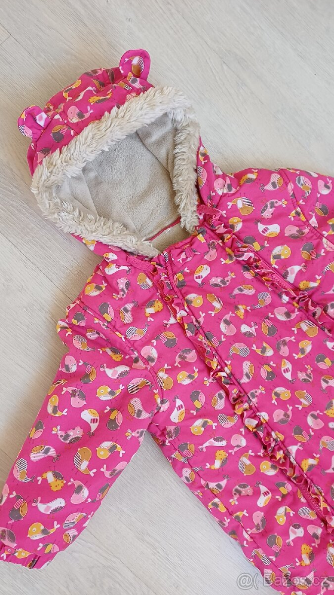Krásná zimní kombinéza pro holčičku - 6
