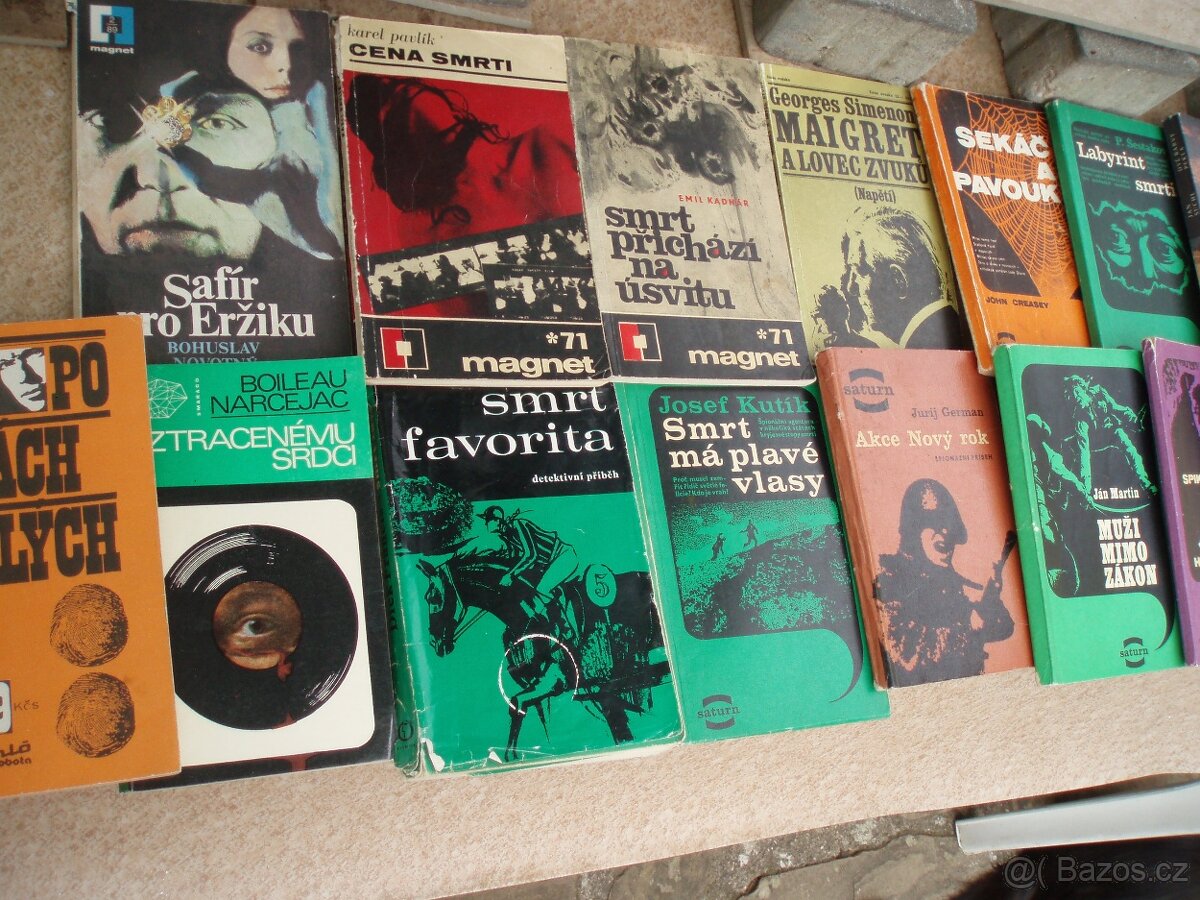 staré detektivky-Signál, Magnet, Napětí, Saturn, Smaragd - 6