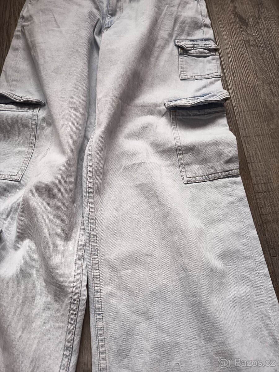 Kalhoty Cargo vel.164 Zn.H&M - 6