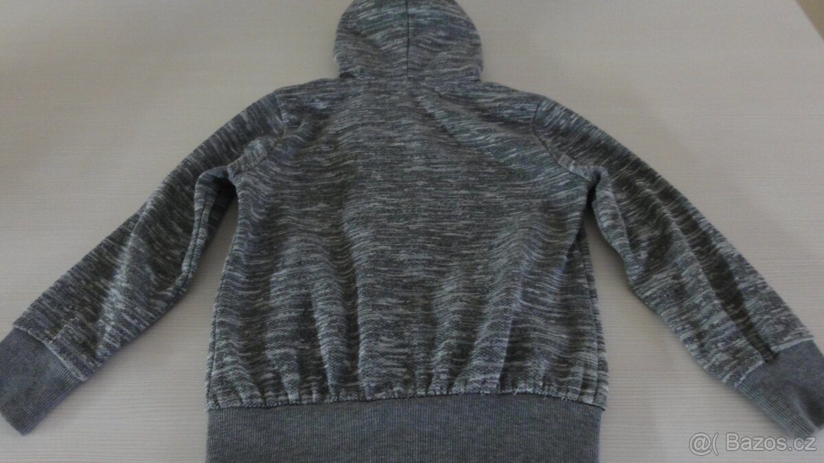 Flessová mikina ,mikina s kapucí a svetřík vel. 122 - 6