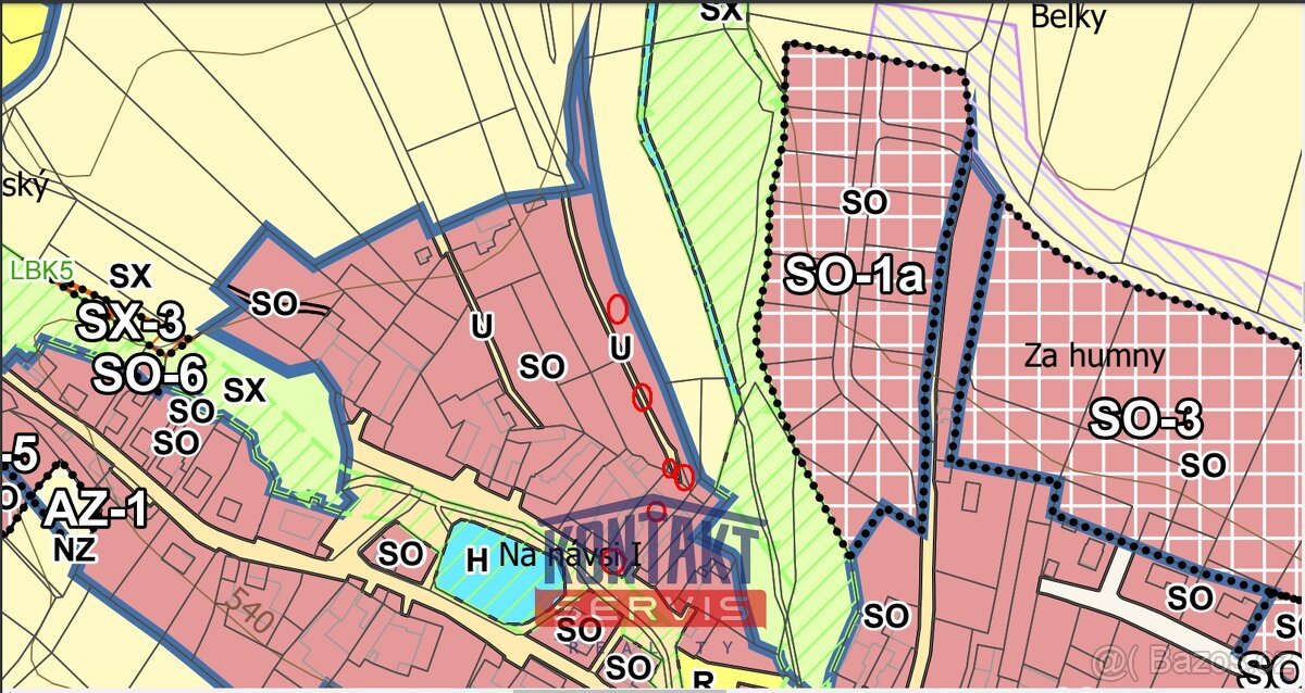 Stavební pozemek s dalšími přilehlými pozemky v Mysliboři - 6