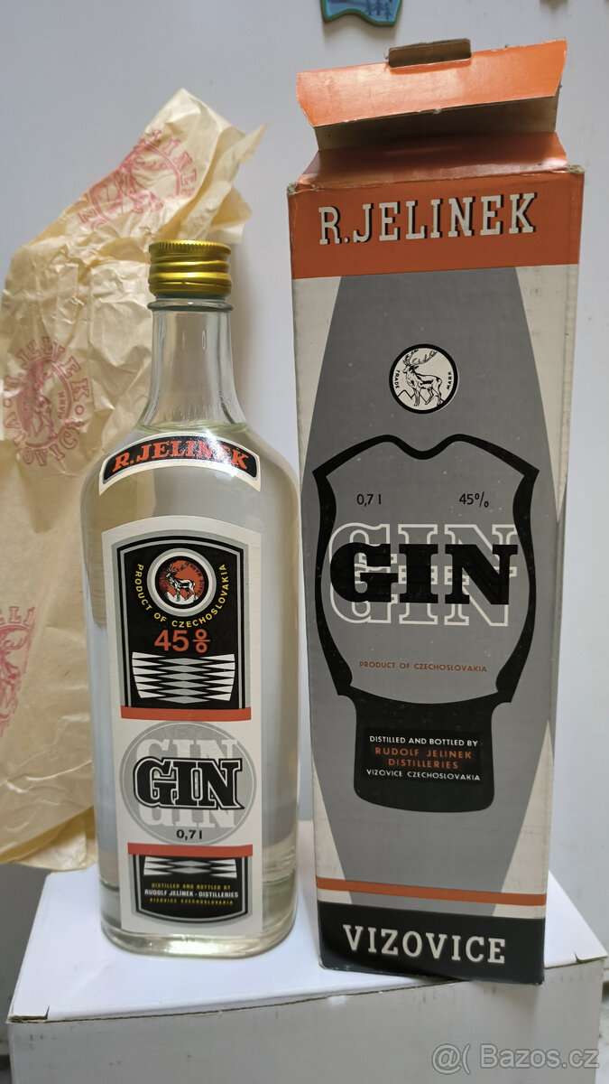 Alkohol - vodka, griotte, myslivec, žitná, režná, gin - 6