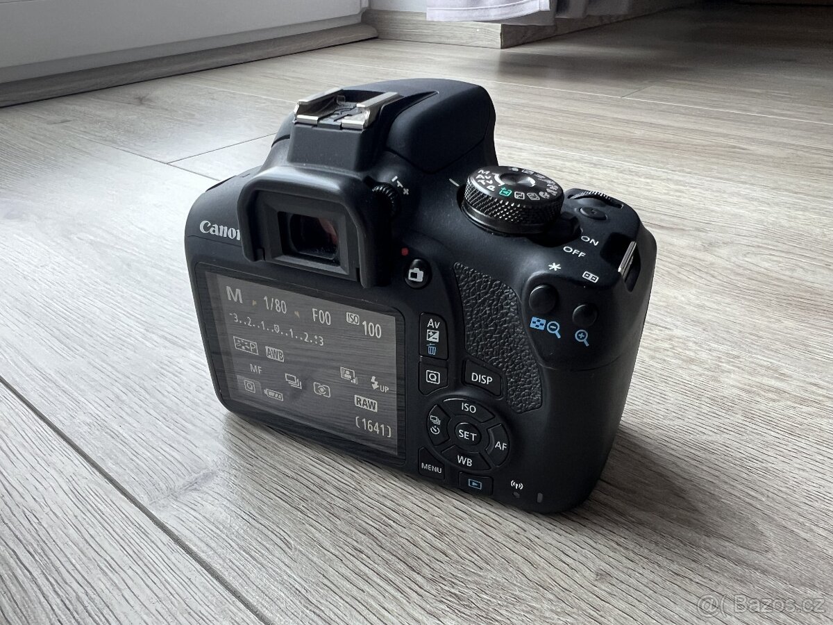 Zrcadlovka Canon EOS 2000D + 2 objektivy + příslušenství – k - 6