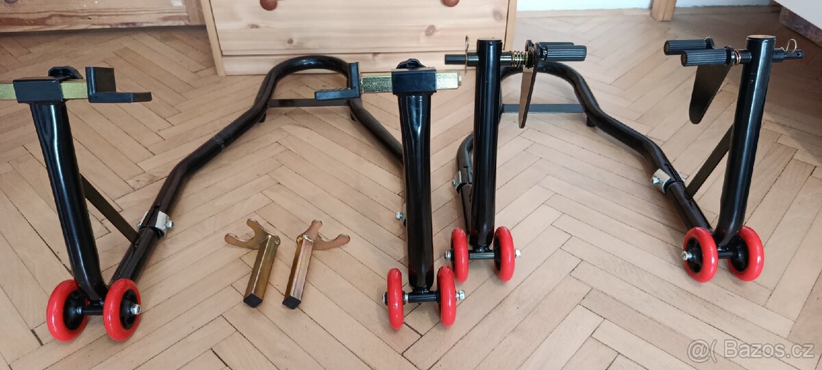 Zvedák,stojan na motorku sada přední+zadní/předání celá ČR - 6