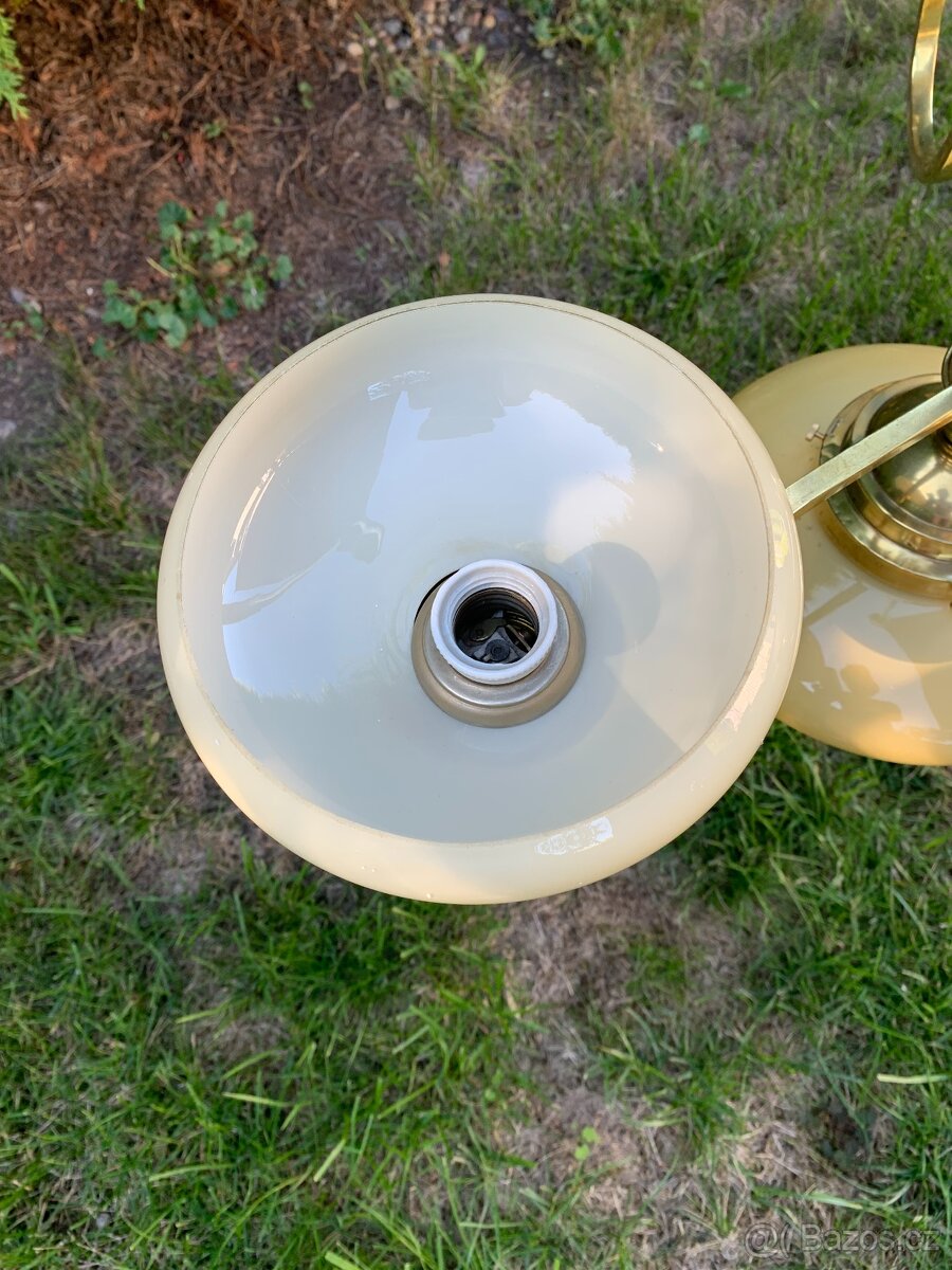 Dlouhý mosazný lustr - 6