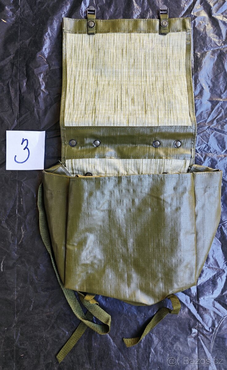 Staré trampské batohy a brašny - Pogumované - 6