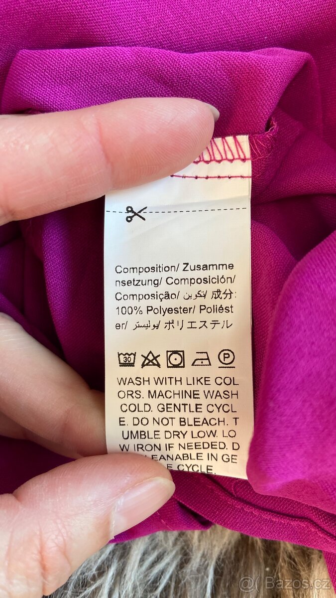 Krásná dámská fialová halenka Shein vel.L - 6