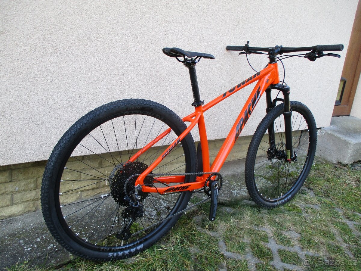 Nové 29" kolo Apache Tuwan 17", vzduch. vidlice, Deore 1x1 - 6