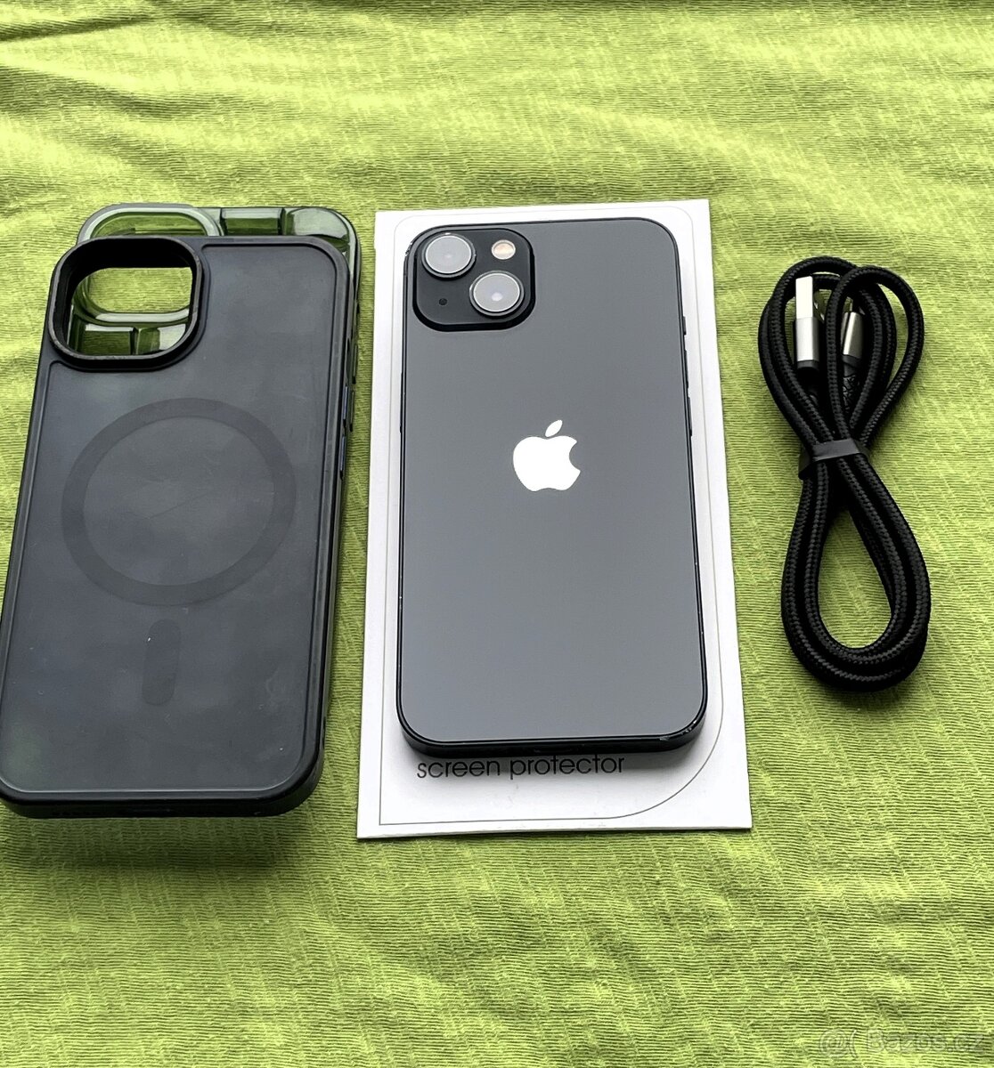 🍏 Apple Iphone 13 Midnight 128GB 🍎 90% baterie 🔋 - 6