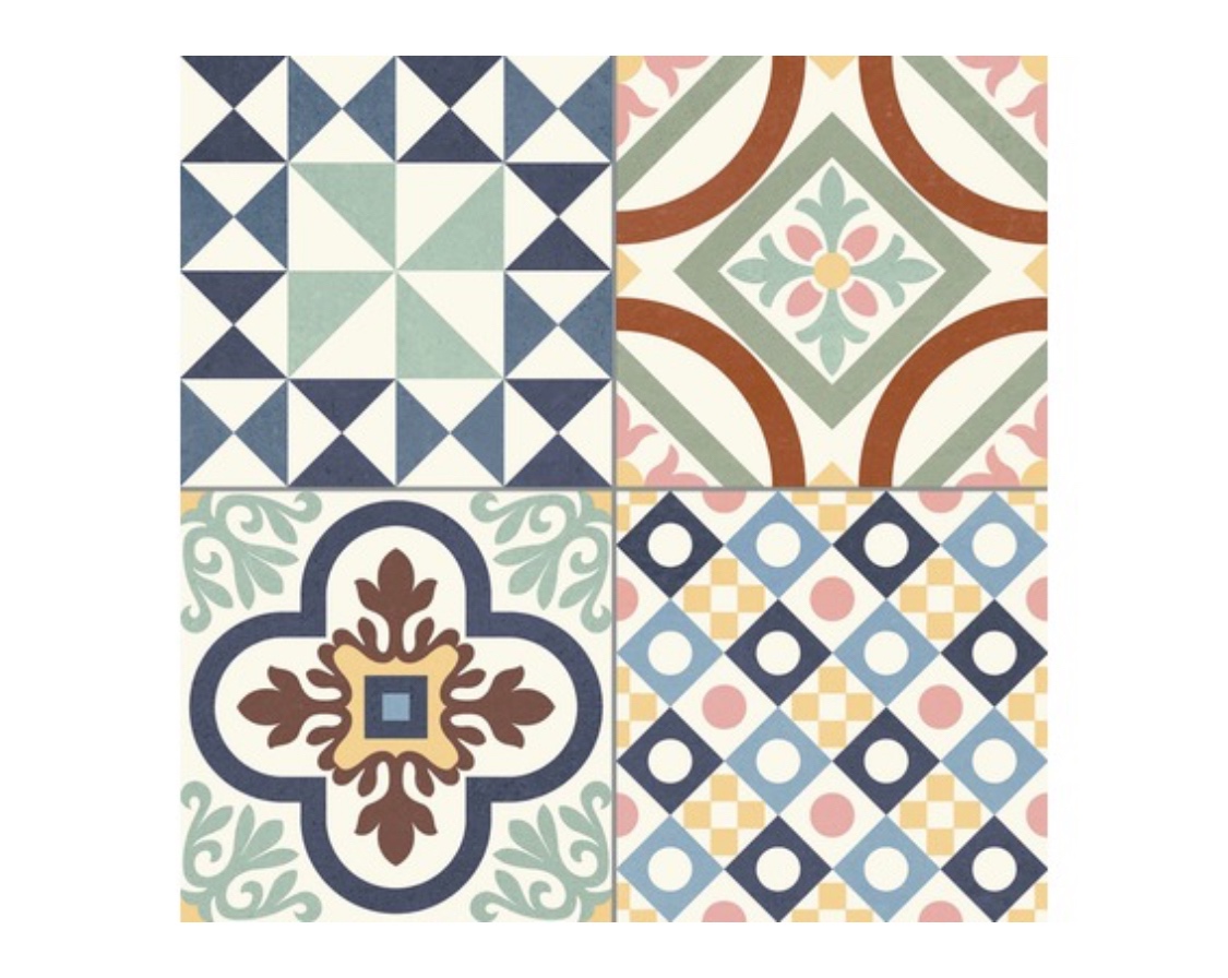 Retro dlažba Heritage mix - 6