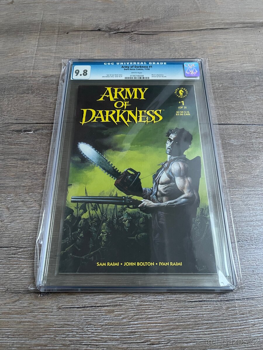Série Army of Darkness #1-3 CGC 9.8 - podpis John Bolton - 6