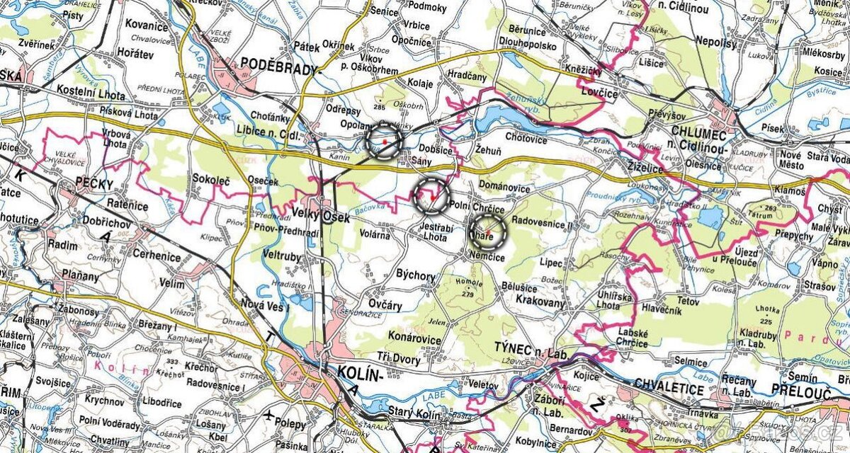 Zemědělská půda, prodej, Sány, Nymburk - 6