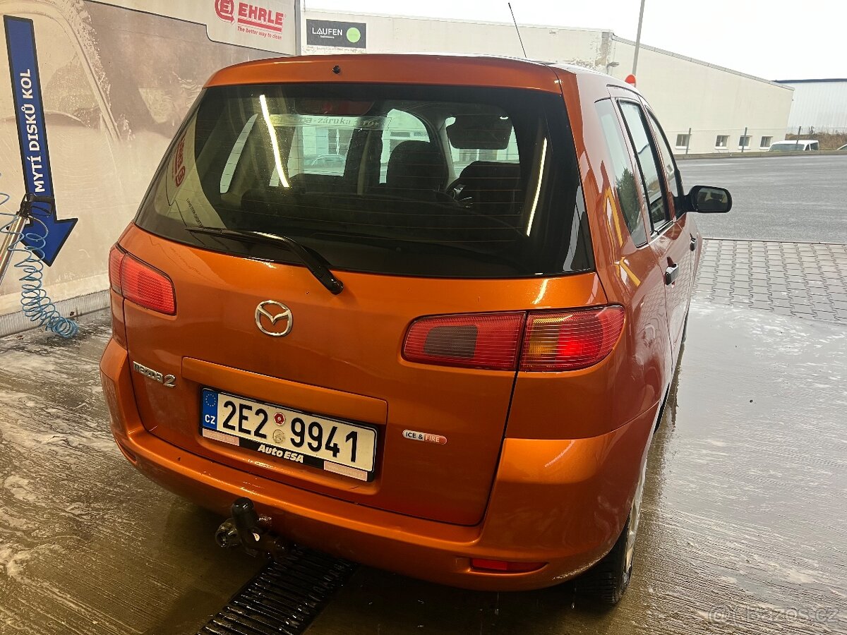 Mazda 2 1.25i. Rok 2006. Nová STK. Tažné. Klima. Centrál - 6