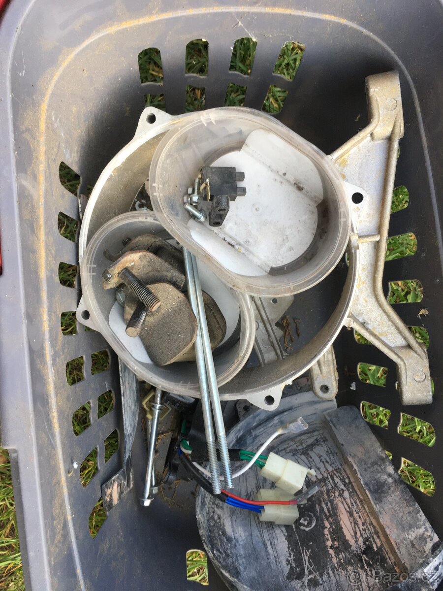 Benz. elektrocentrála generátor BERLAN 5,5kW, motor 13HP - 6