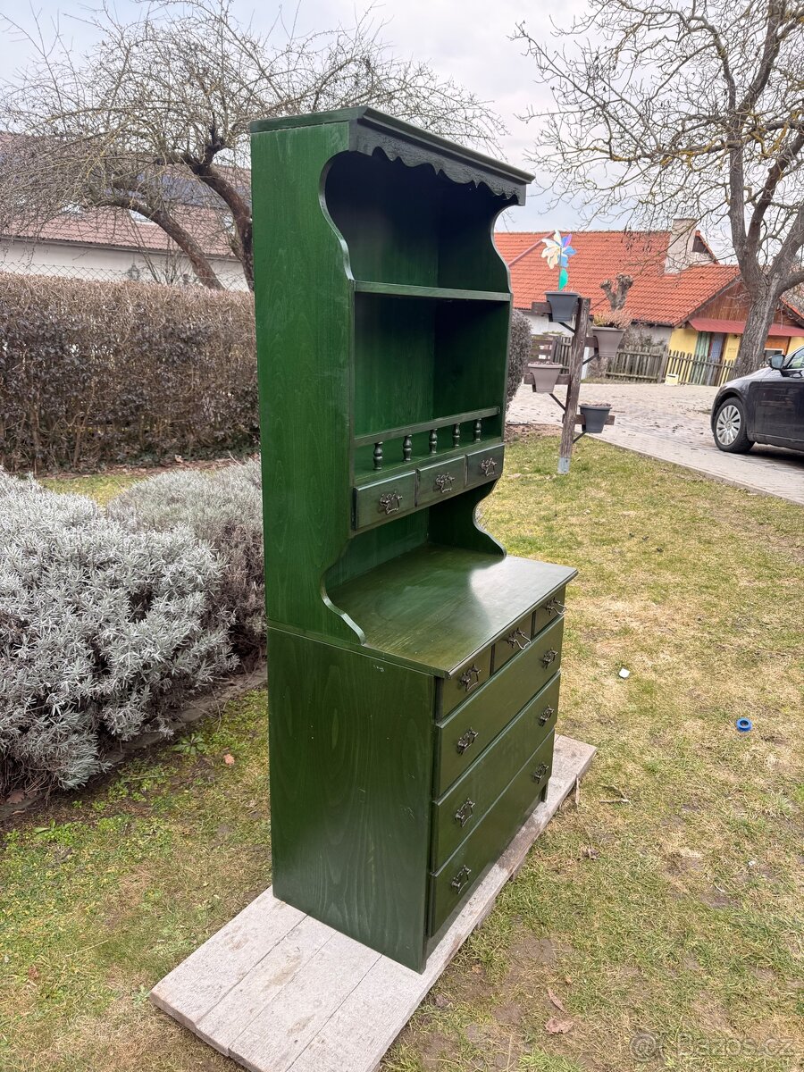 Zelený retro nábytek na chalupu - 6
