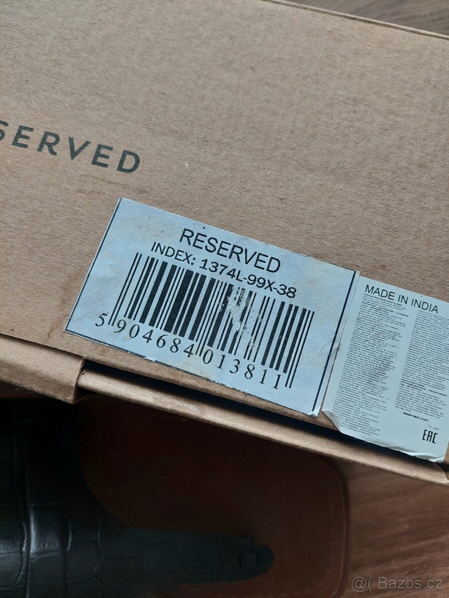 Vel. 38 Reserved kožené sandály - 6