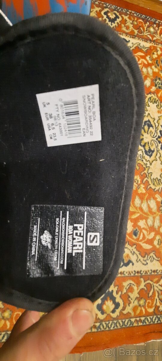 Snowboard Nitro 132 cm + boty Salomon - 6