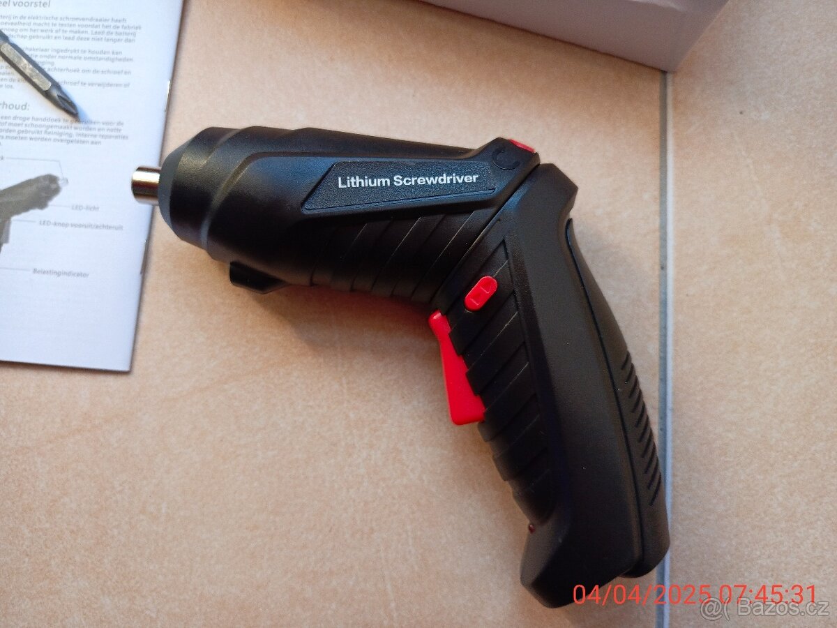 Akku vrtačka, šroubovák, mini, dobíjecí. - 6