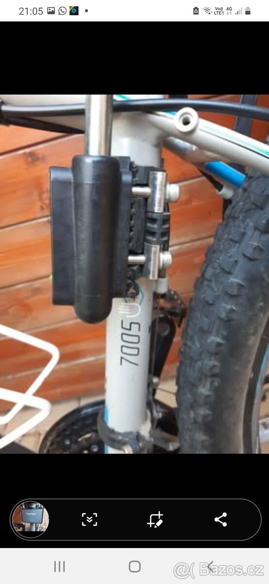 Sedačka na kolo + 2 upínací mechanismy na 2 kola - 6