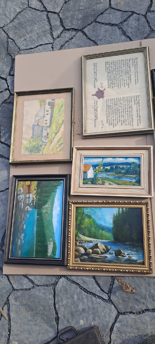 Staré obrazy, známky, pohlednice - 6