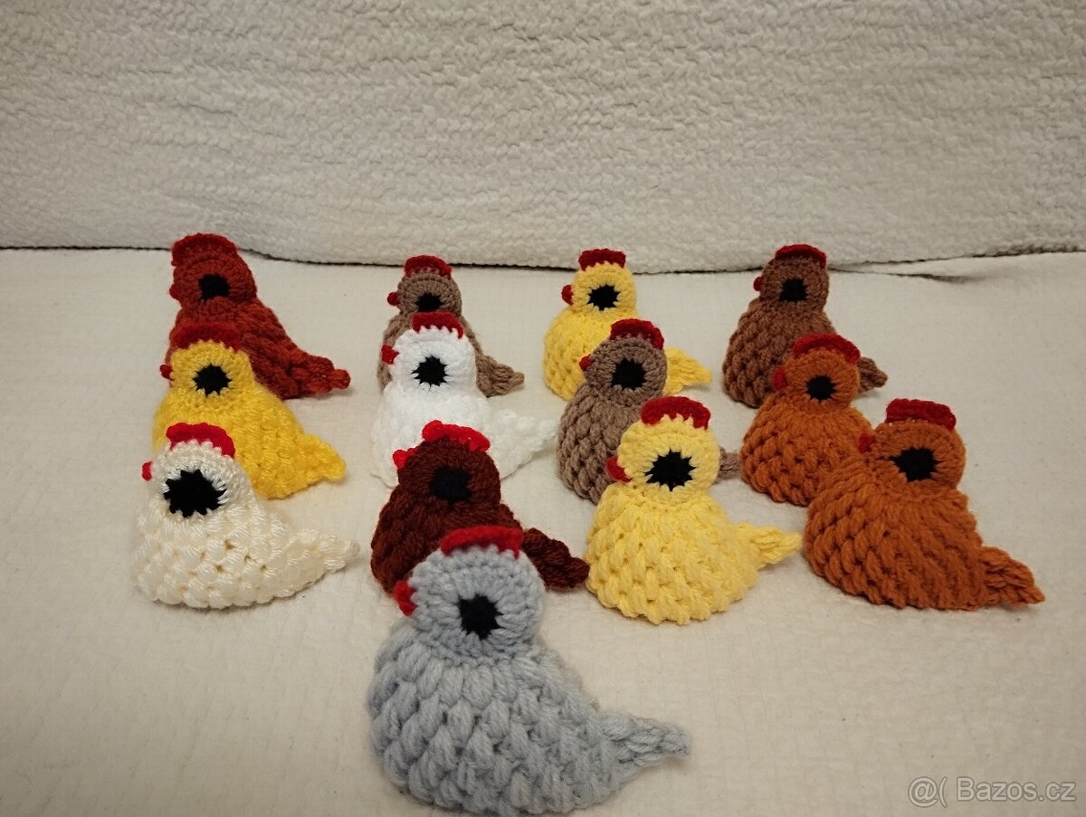 Háčkované slepičky - 6