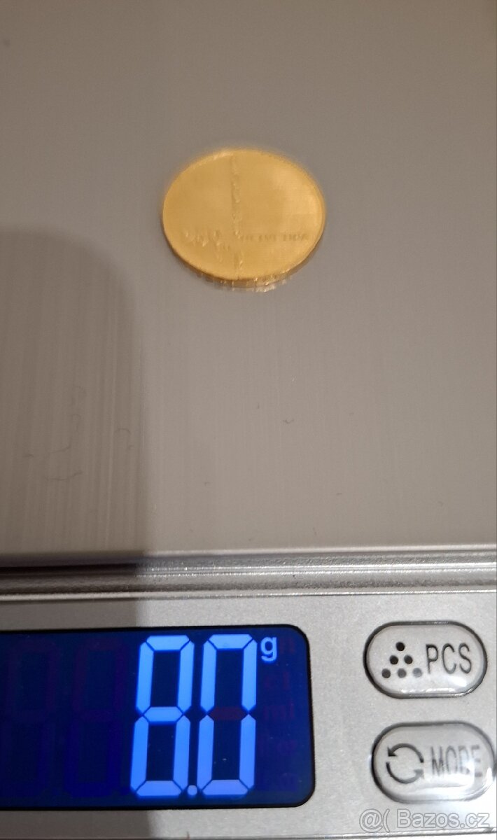 Zlatá mince 250fr - 6