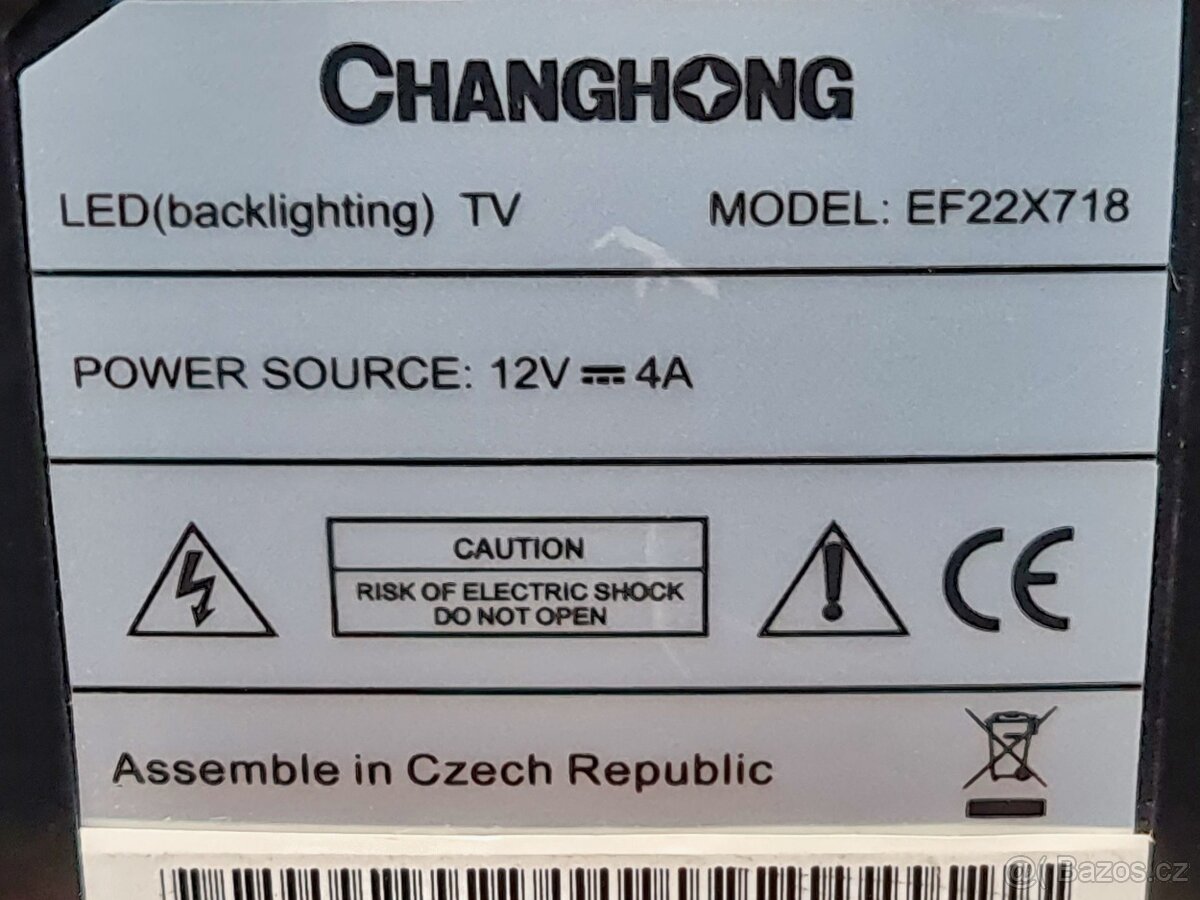 TV Changhong EF22X718, Full HD - 6