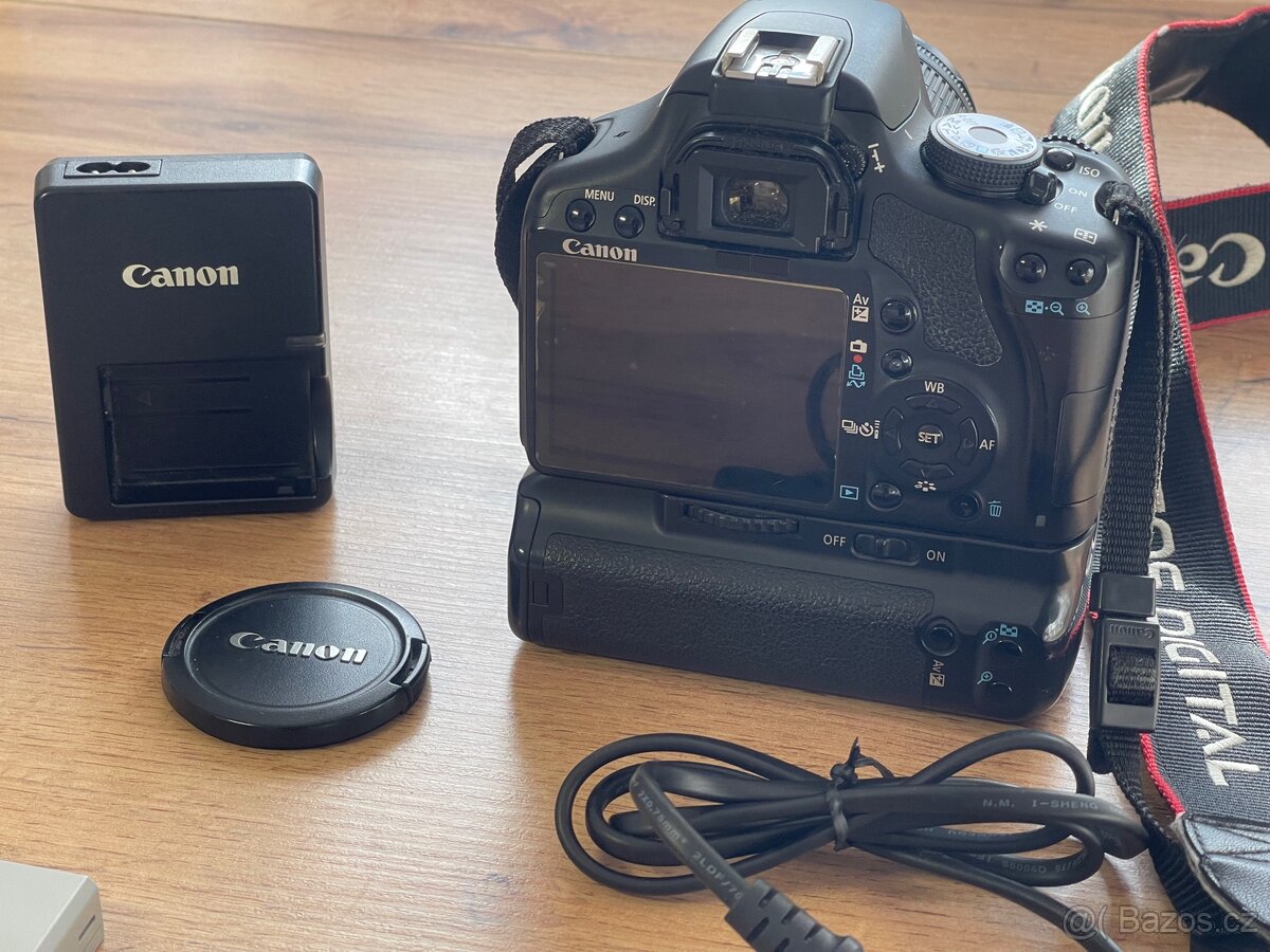 Digitální zrcadlovka Canon EOS 500D + 18–55 IS + Grip - 6