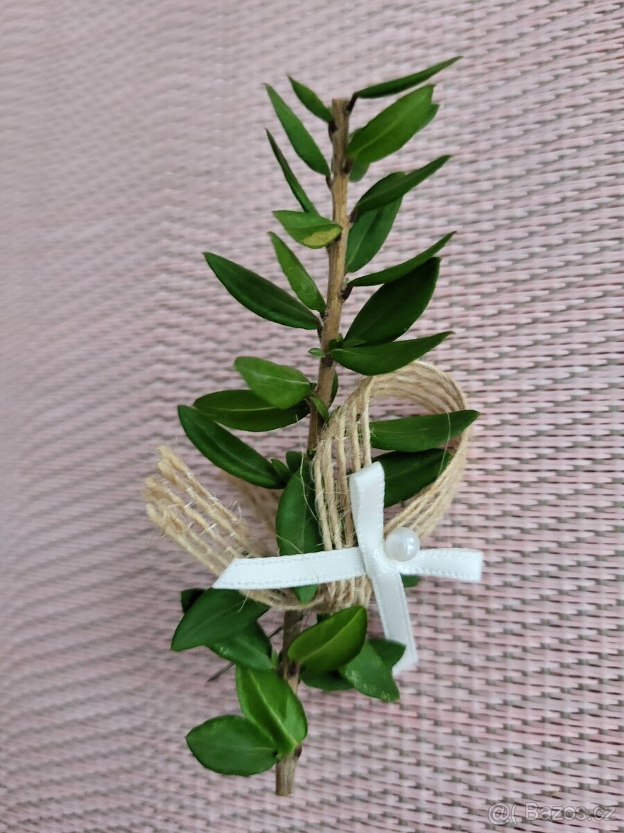 Kompletní svatební výzdoba, kytice luční kvítí, slavobrána - 6