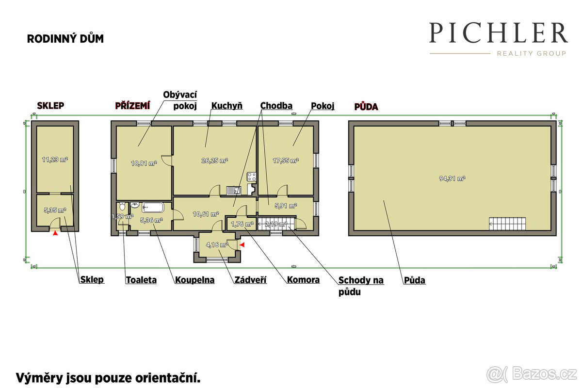 Prodej rodinného domu a mlýna, 14860 m², Hlohová - 6