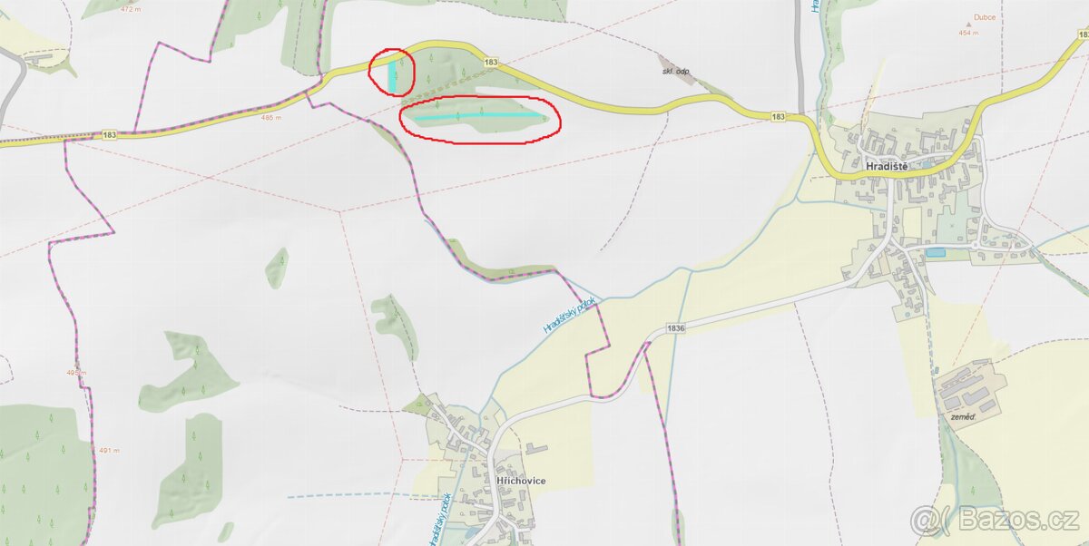 Prodám lesní pozemky v k.ú. Hradiště u Domažlic - 6