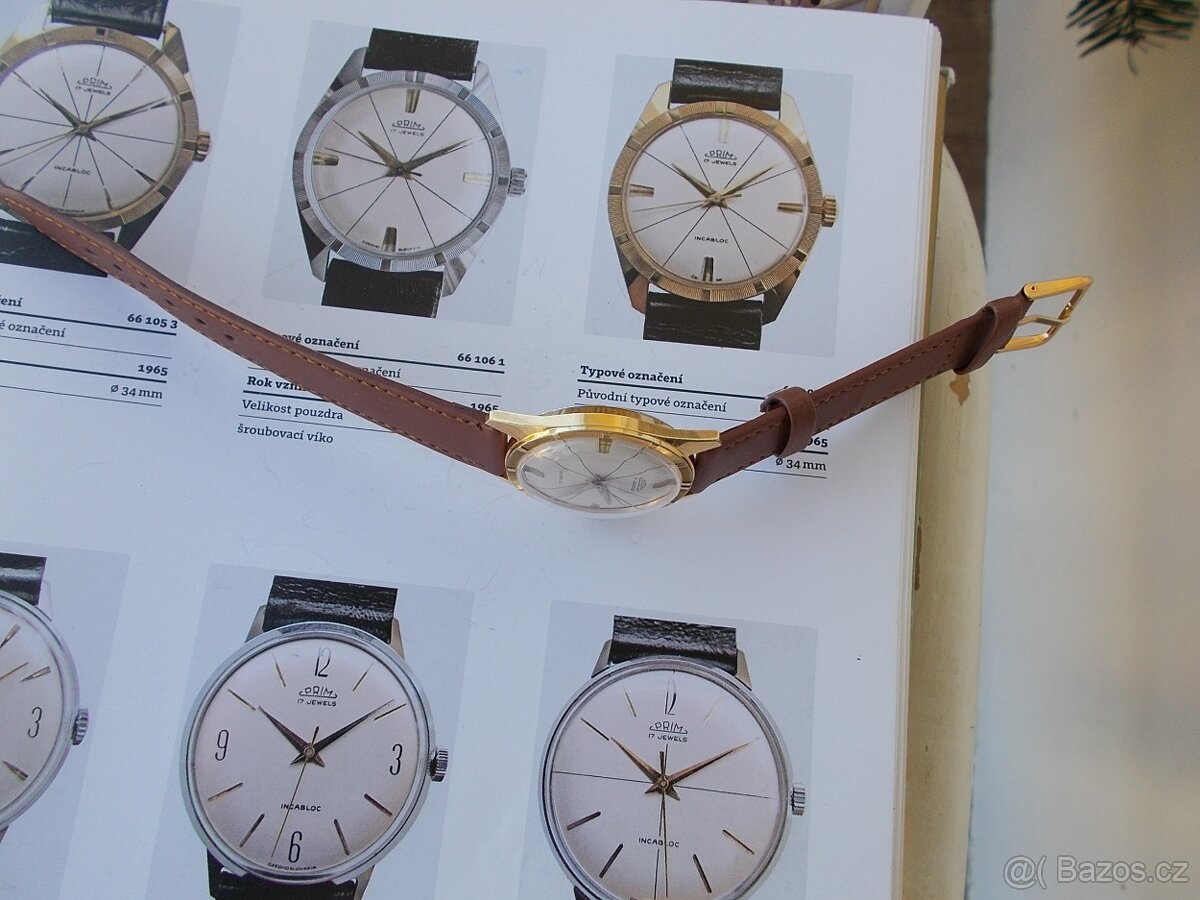 krasne funkcni oblibene hodinky prim ala diplomat rok 1965 - 6