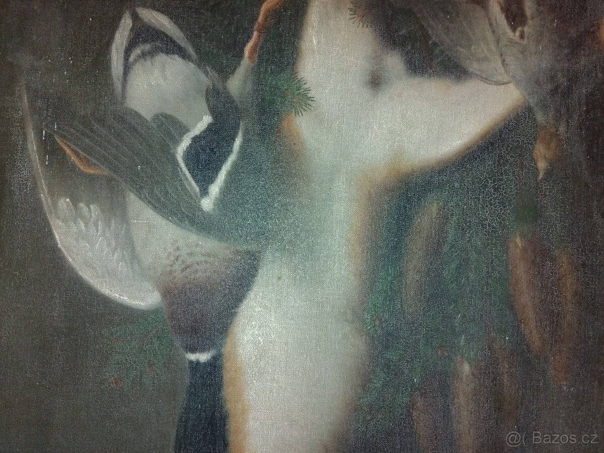 Starožitný obraz lovecké zátiší 110cm x 85cm - 6