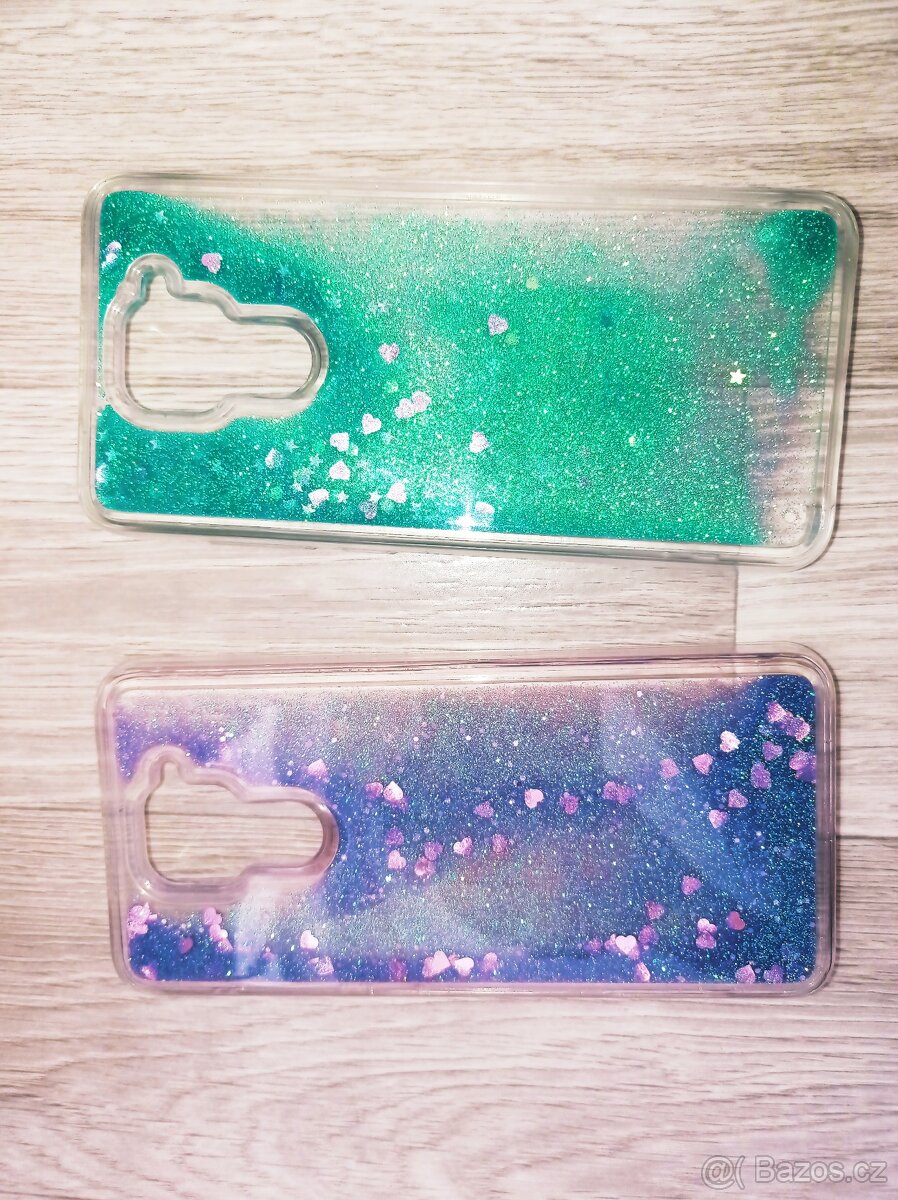Gelové přesýpací třpytivé pouzdro Xiaomi Redmi Note 9 - 6