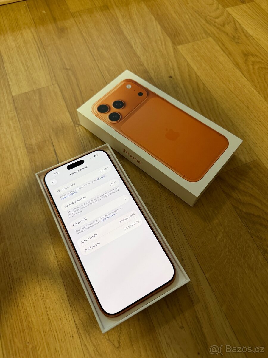 Apple iPhone 17 Pro Max 256GB oranžový - 6
