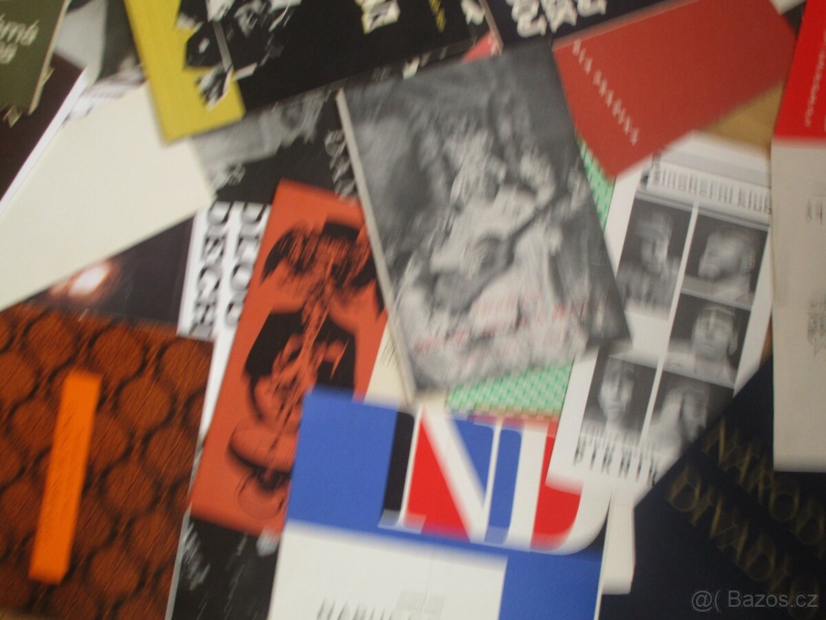 stare programy pražských divadel - 6