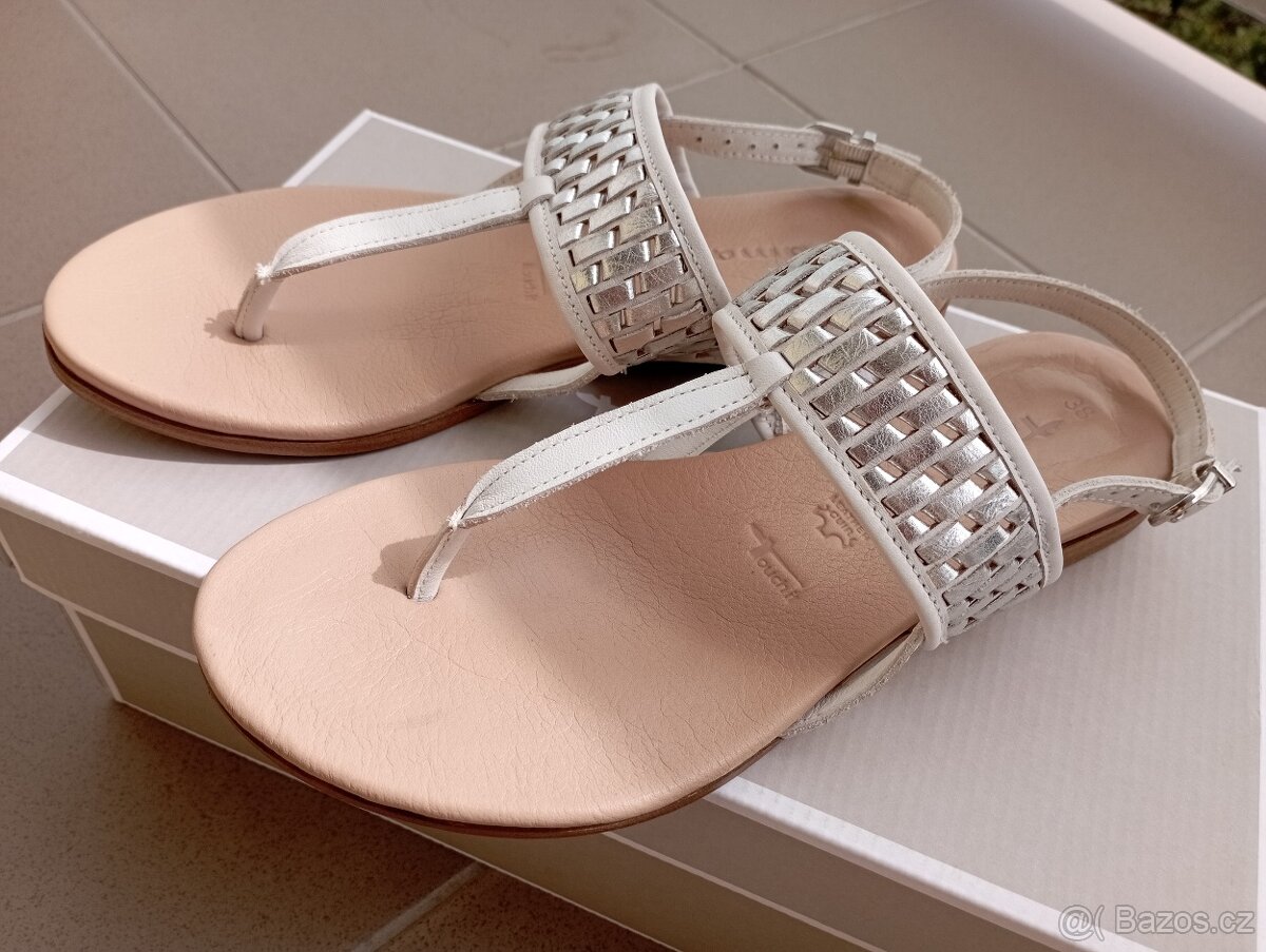 Dámské kožené sandály Tamaris - 6