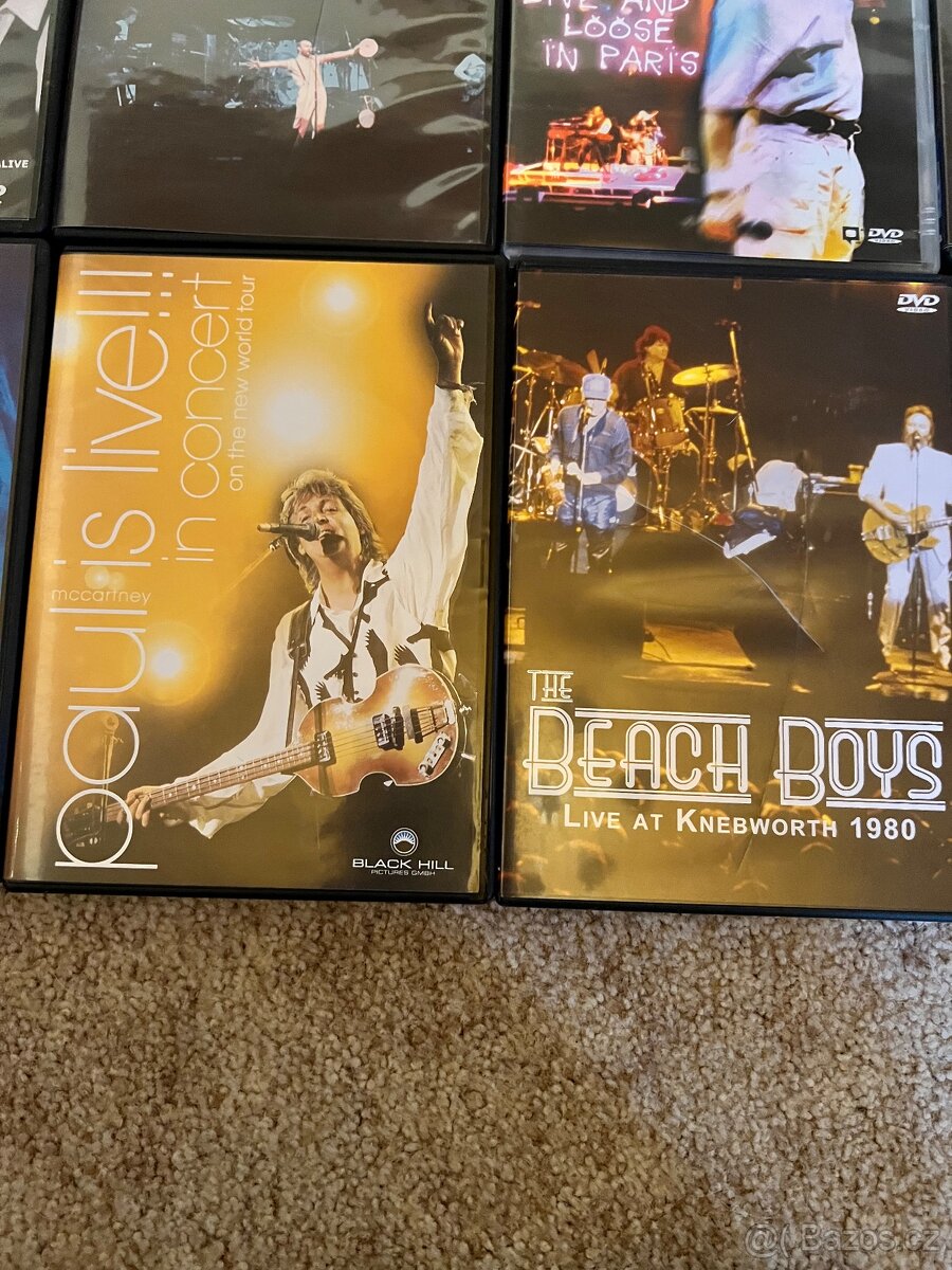 originální DVD světových hudebních umělců a kapel - 6