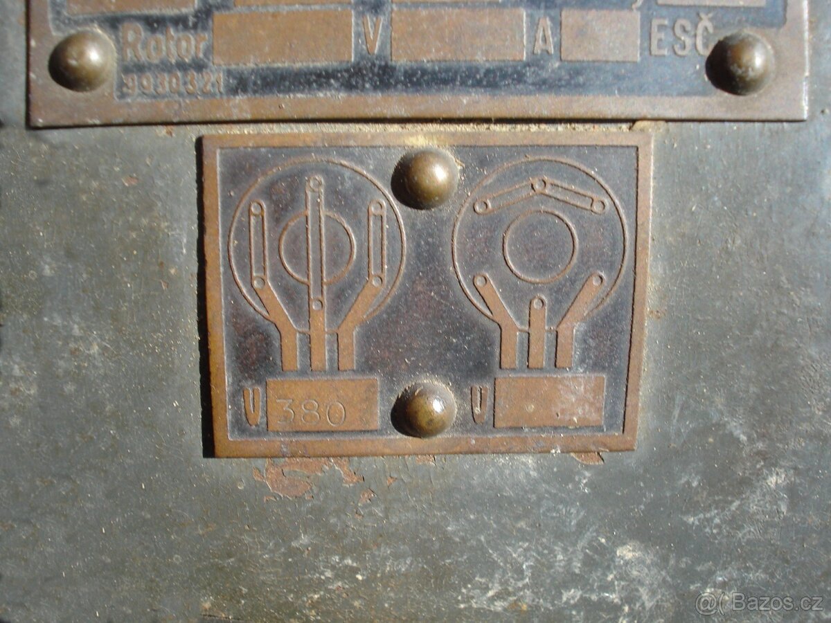 Elektrické zařízení s motorem ČKD pro pohon strojů. - 6