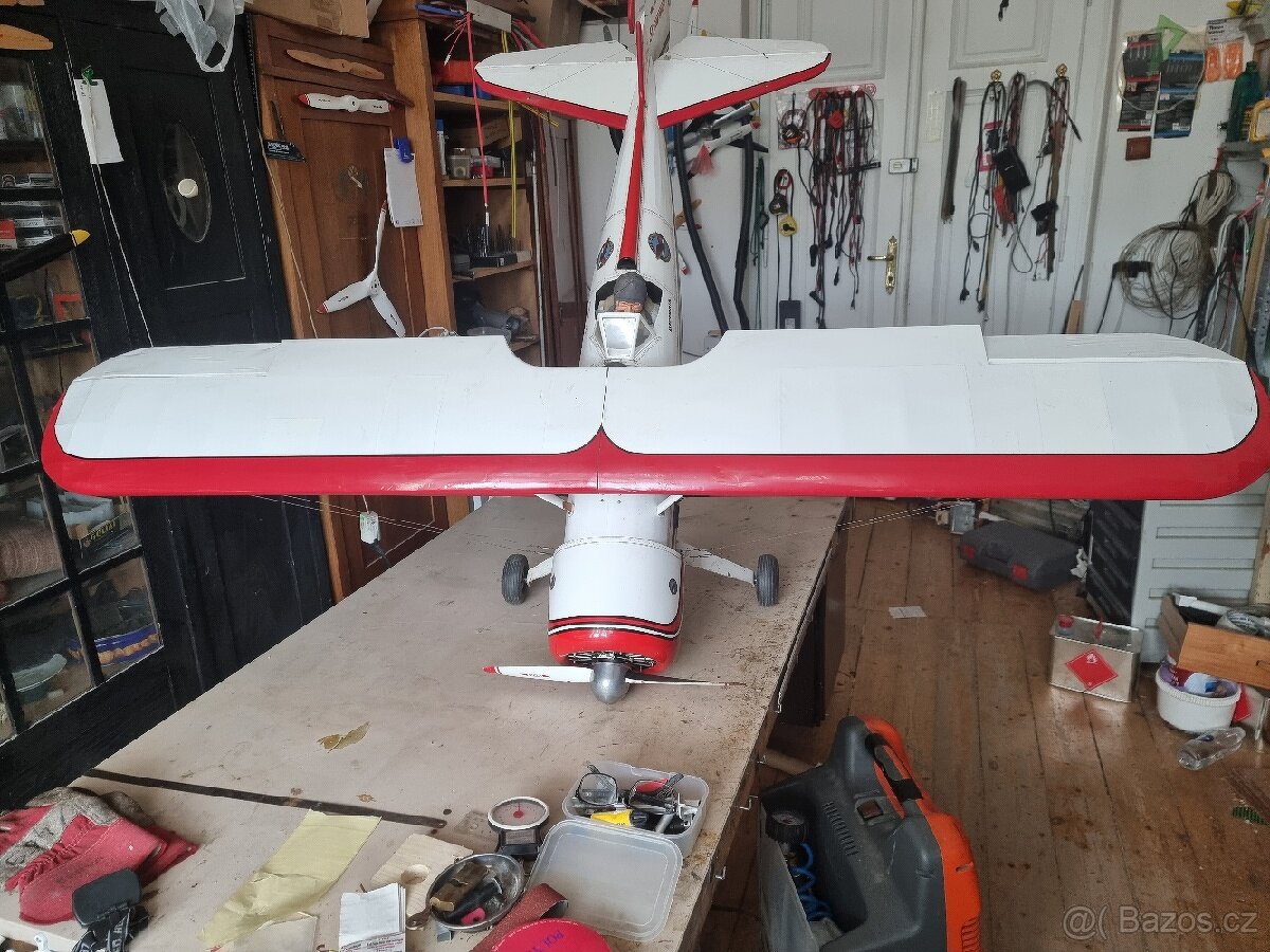 Super Sterman, RC model, benzinový motor 26ccm - 6