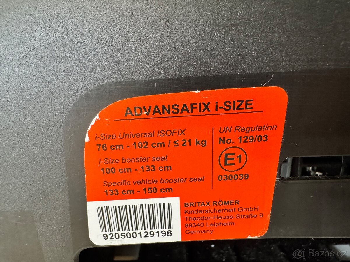 Britax ADVANSAFIX i-SIZE - 6