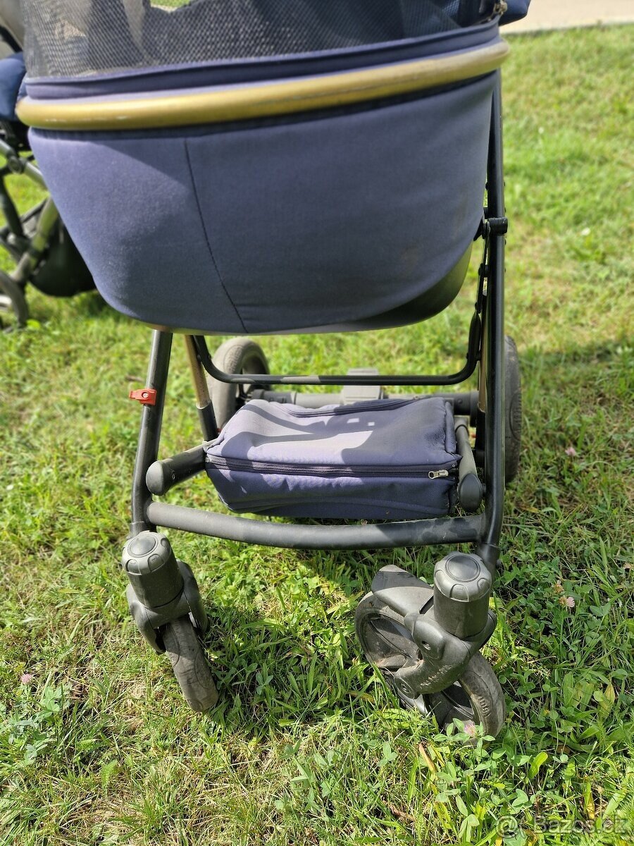 DARUJEME 2x Dětský kočárek JASMINE + ohrádku na zahradu - 6
