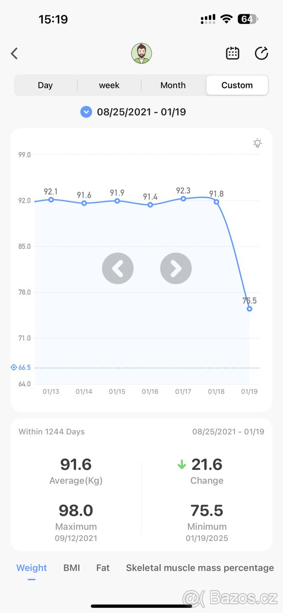 BT osobní váha - 6