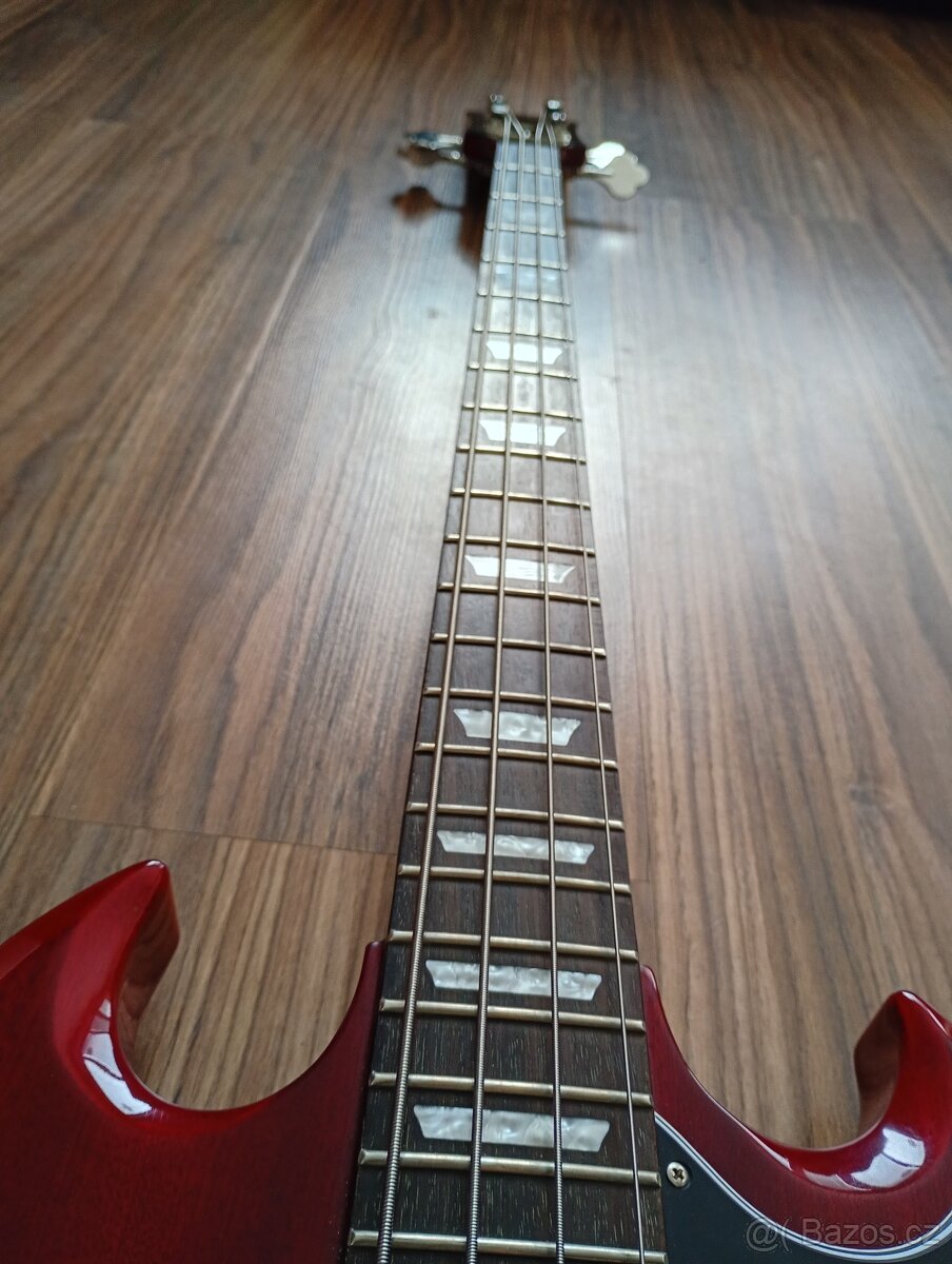 Baskytara Epiphone SG EB-3 cherry red - 6