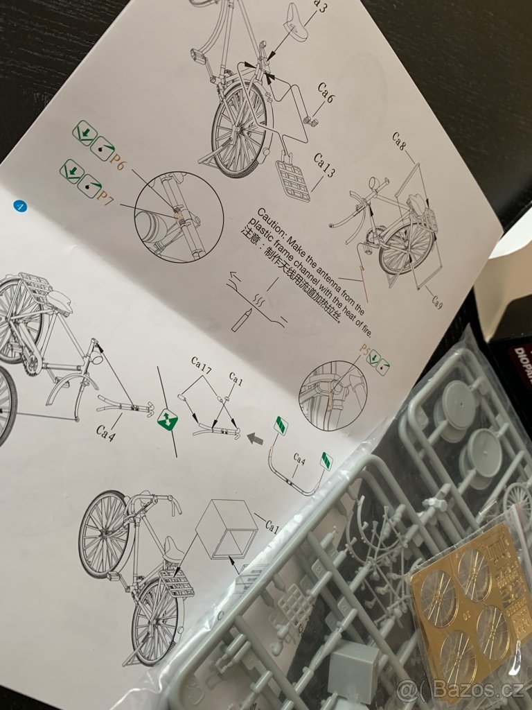 Plastový kit, model Diopark - Asia classic bicycle - 6